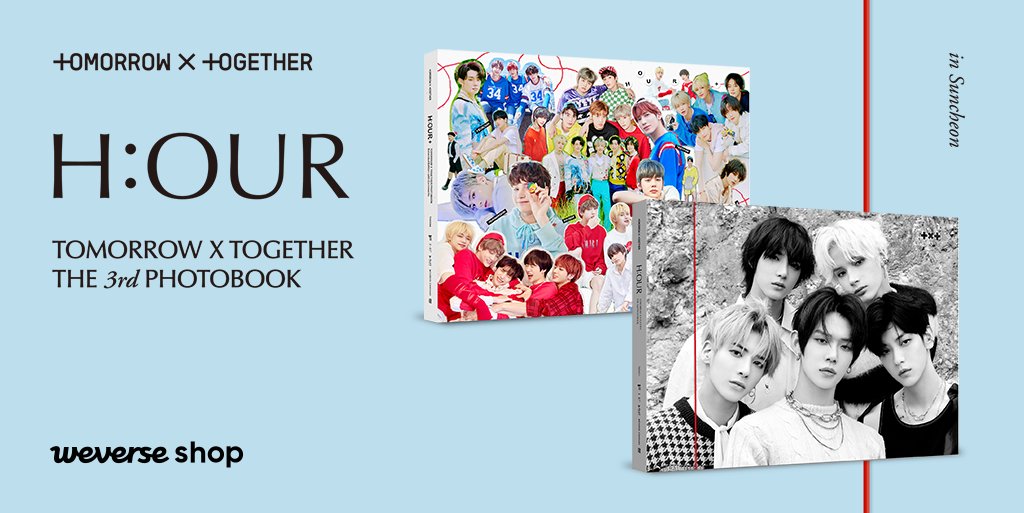 TXT THE 3RD PHOTOBOOK H:OUR & H:OUR SET for pre-order Meet the H