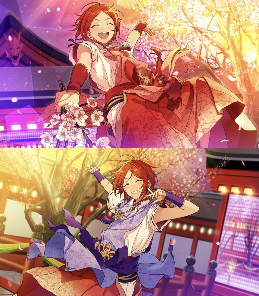 第1回 MV衣装化投票で実装された 2wink節分祭衣装 スチルはたぶん