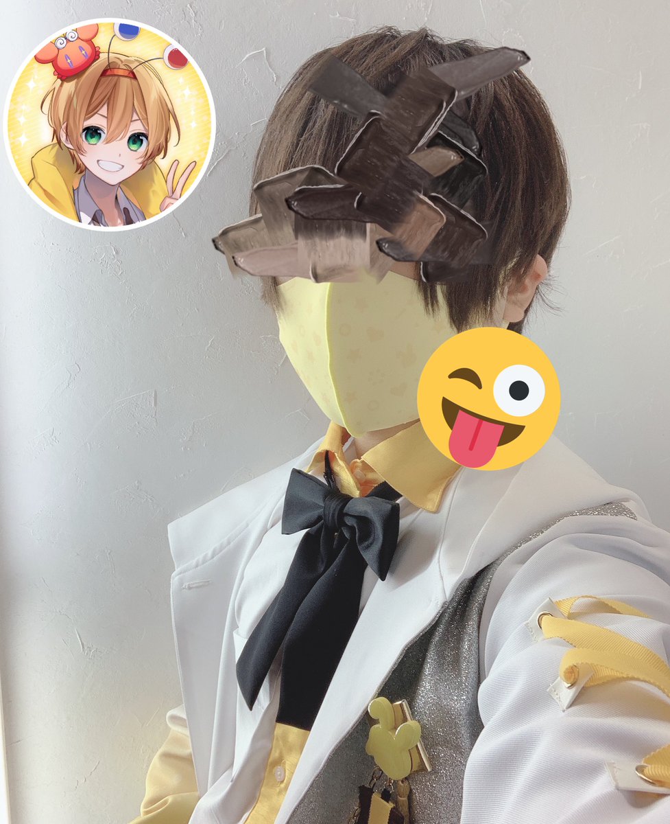 ちょこらびマスク‼️ パシャリ📸 どう？？可愛い？？？🥺🥺🥺