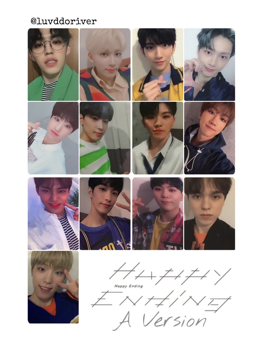 Seventeen - Happy Ending Photocard set [Japan] Cr. luvddoriver