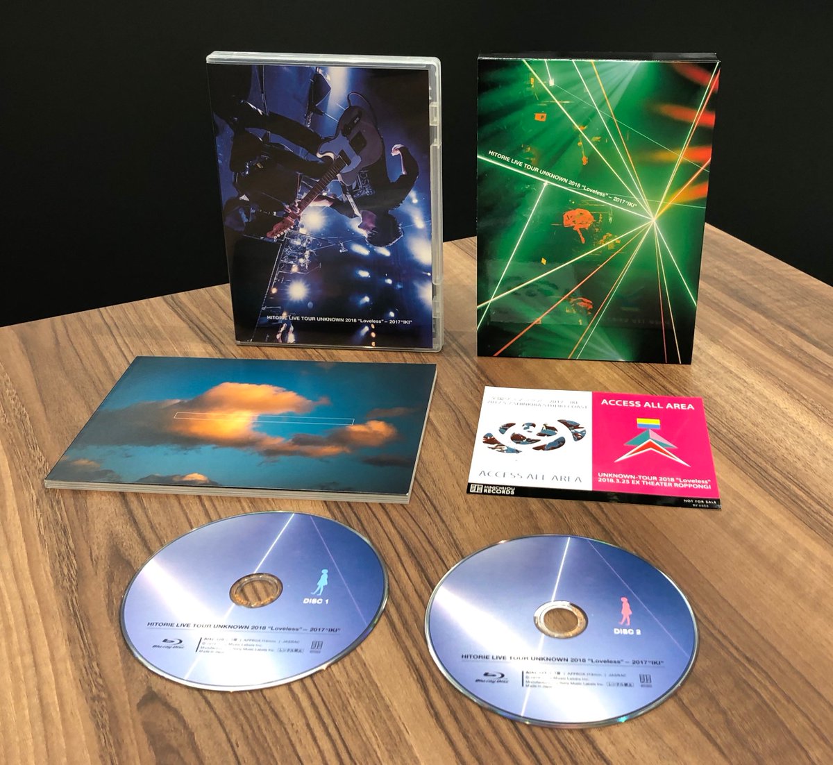 2019.11.4 リリース LIVE Blu-ray/DVD 『HITORIE LIVE TOUR UNKNOWN