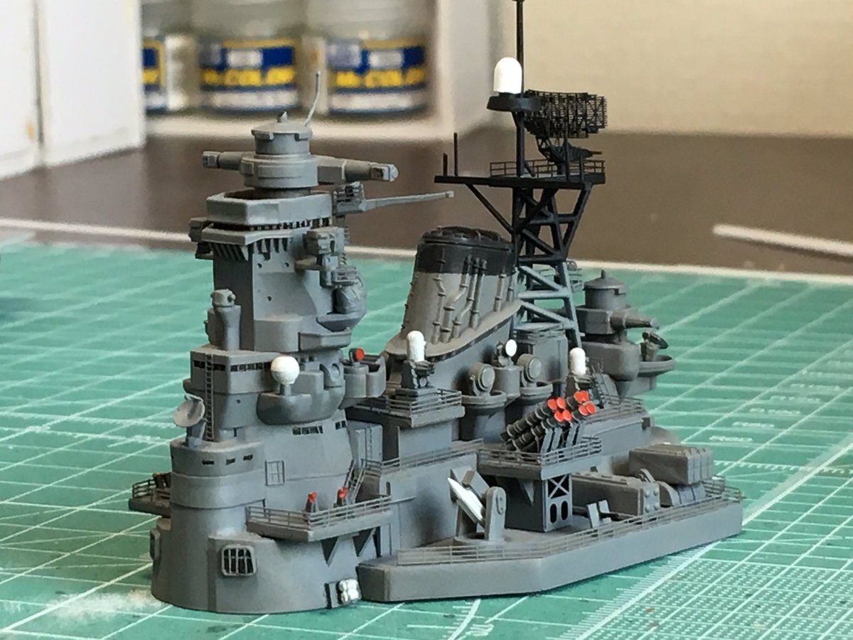 1/700 戦艦大和 近代化改修 架空史 初の本格的架空艦となった大和近代