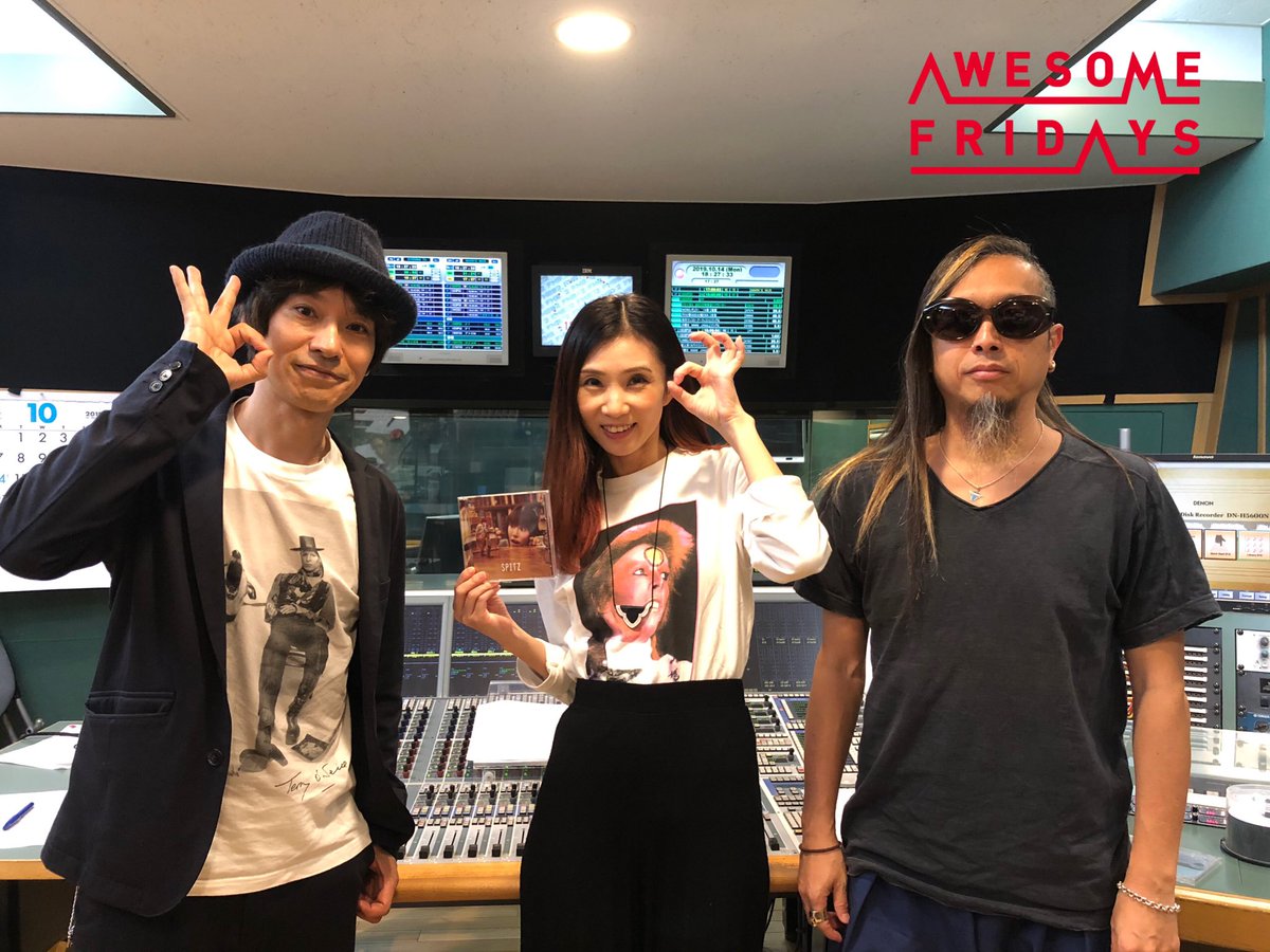 まもなく‼️ #スピッツ から #草野マサムネ & #三輪テツヤ がゲストに