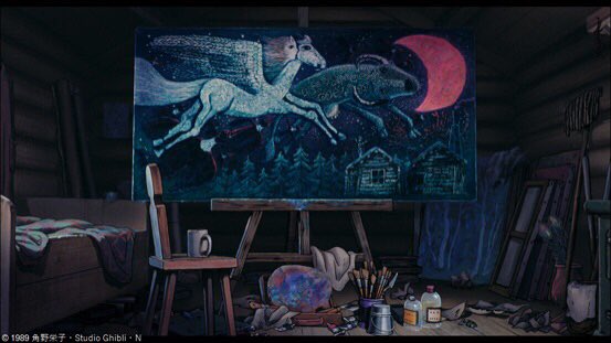 ウルスラ が描いている絵には実は元になった絵があります🎨八戸市立湊