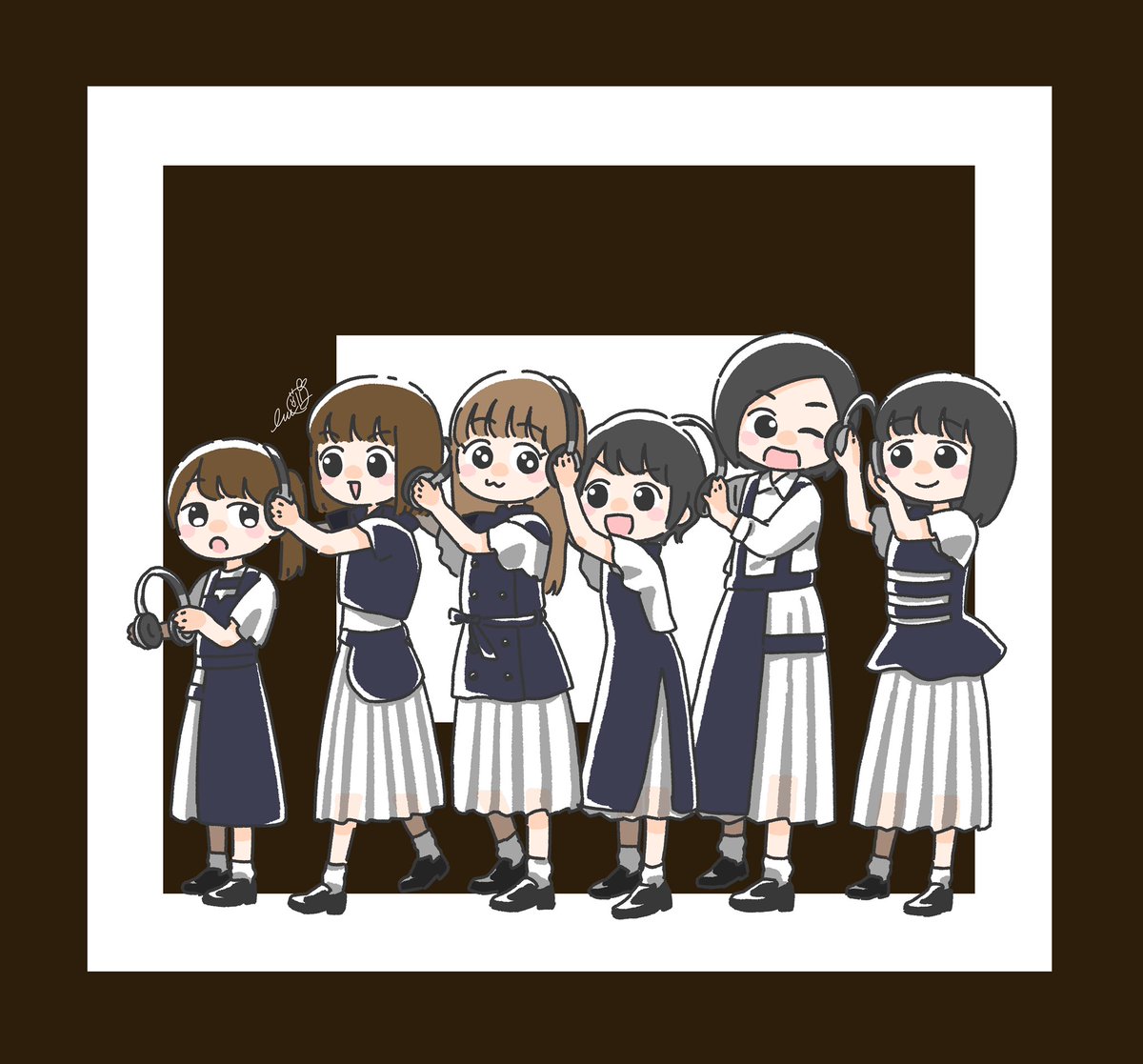 気付いたらたくさんのイラストを描いてて、イラストきっかけに出会えた
