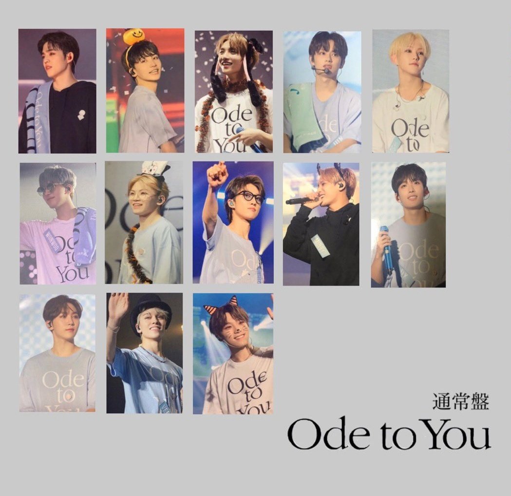 SEVENTEEN World Tour 'Ode To You' In Japan DVD & Blu-Ray Photocard