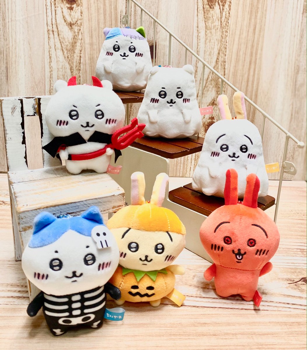 タグ付□おばけ…ってこと！？なぷちミニマスコット ハチワレ ちいかわ