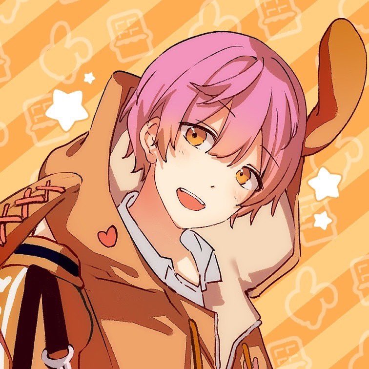 ちょこらび『@_Chofficial 』 ふぇにくろです🐣！ オレンジ色🧡担当