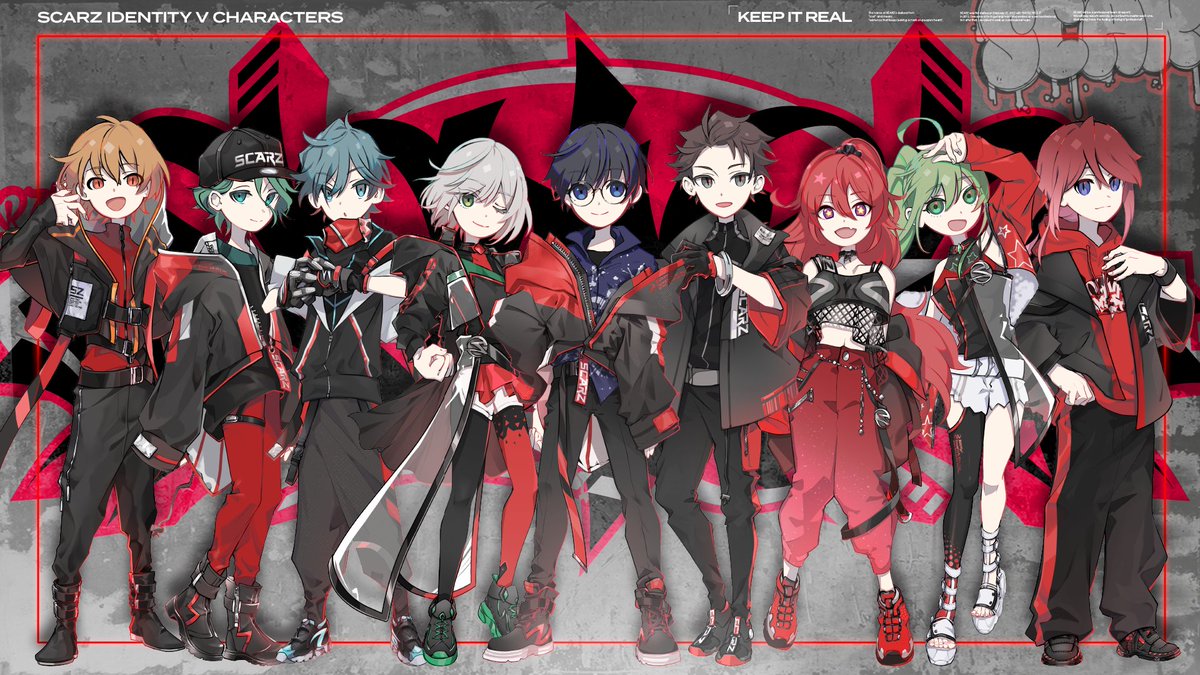 新メンバーも揃ったSCARZ第五人格部門❤️‍🔥 各選手のFAタグ🎨は