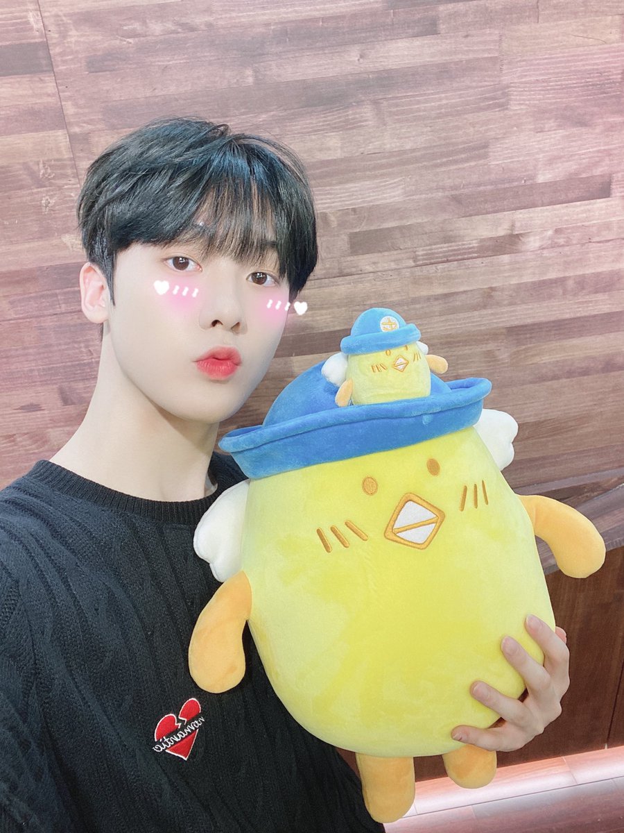 ASTRO_POPUP #ROROHA] YOON SAN-HA×PPUPPU🐥💜 ​ #ASTRO #アストロ