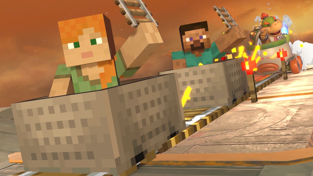 新ファイター：スティーブ/アレックス】 広大な『Minecraft』の世界で