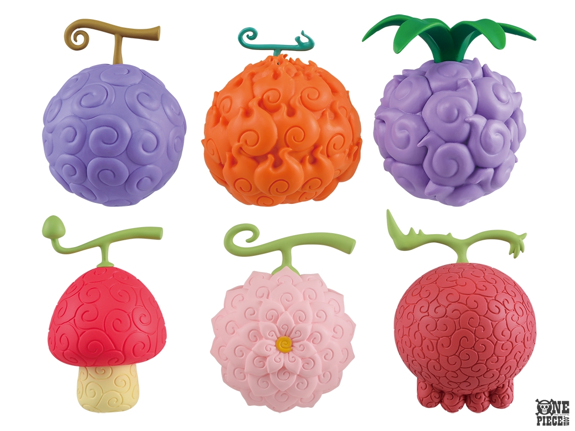 ゴムゴムの実”や“メラメラの実”が フィギュアに!? 「悪魔の実