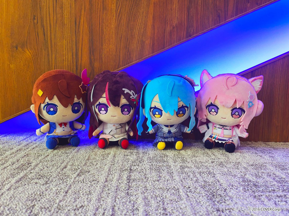 🎉お知らせ🎉 公式ぬいぐるみブランド「hololive friends with u」の一
