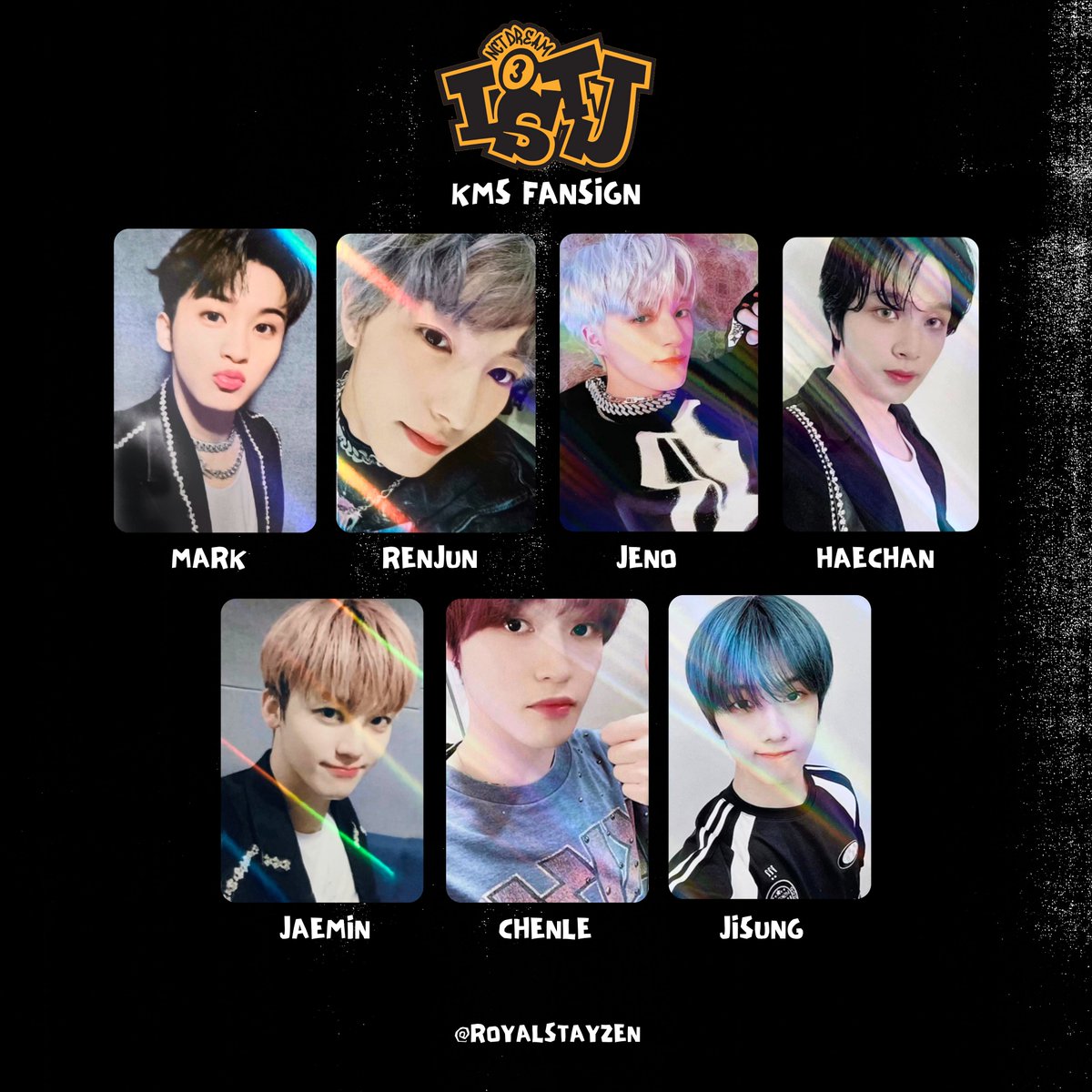 Nct Dream The 3rd Album ISTJ💚 Photocard/ PC templates 엔시티 드림