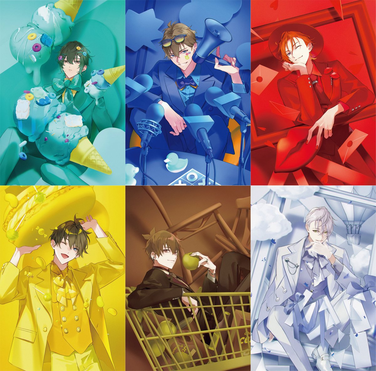 🌟「#ツキウタ。」10周年記念イラスト新商品発売🌟 #十進月歩