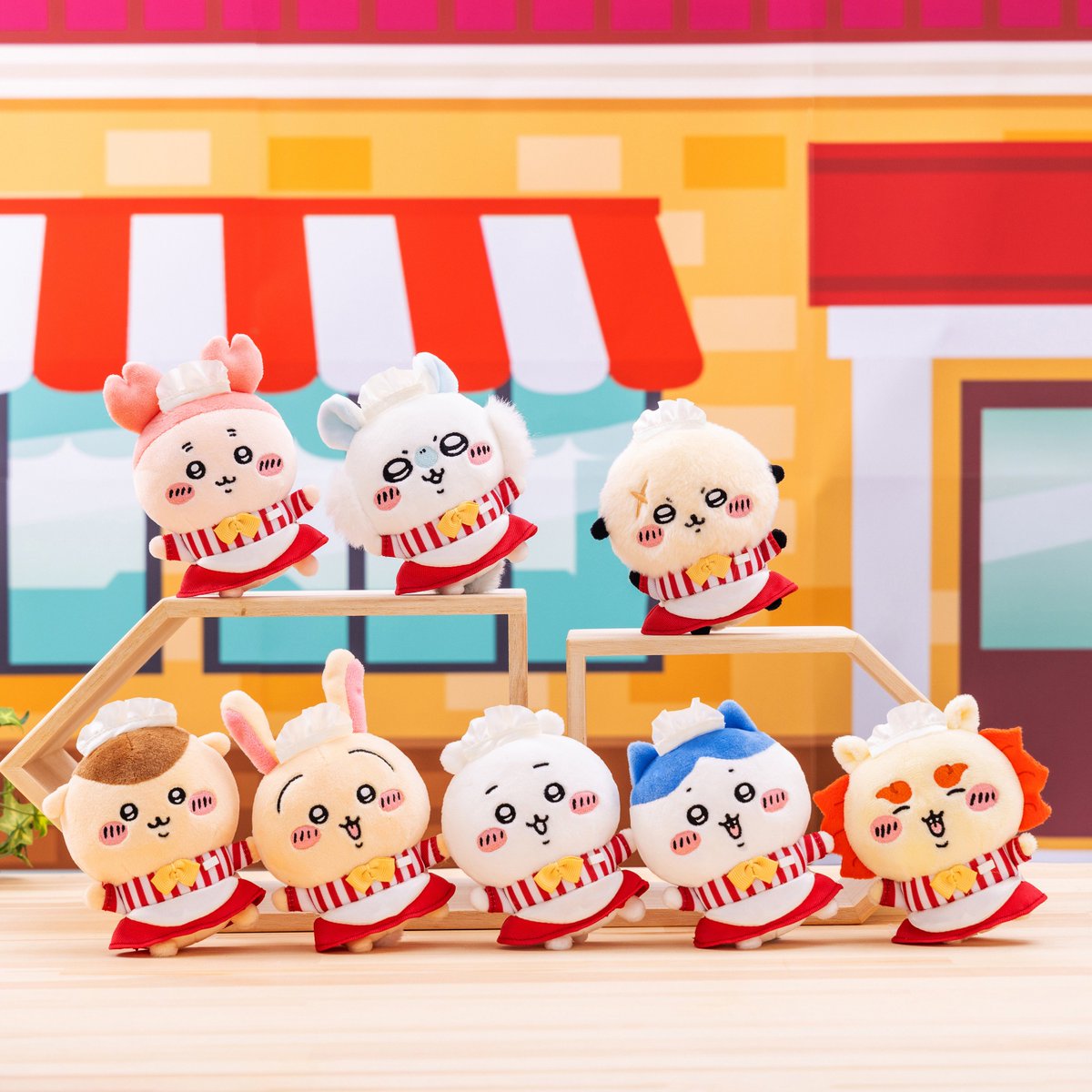 🍳新商品🍳 『#ちいかわレストラン ホール担当なマスコット（全8種