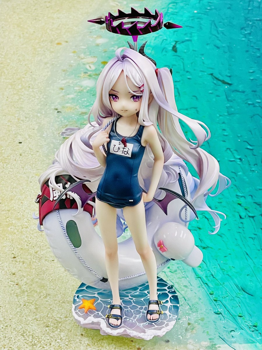 ワンフェス販売のヒナ水着の塗装サンプル