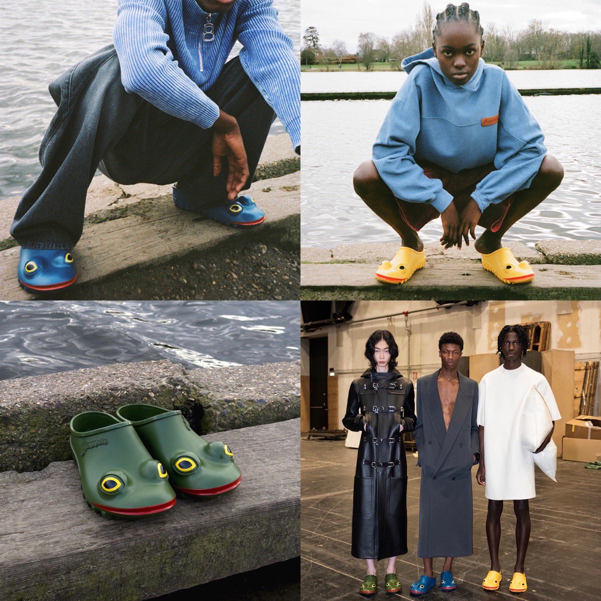 JW ANDERSON × Wellipets カエルモチーフのフロッグローファーが国内5