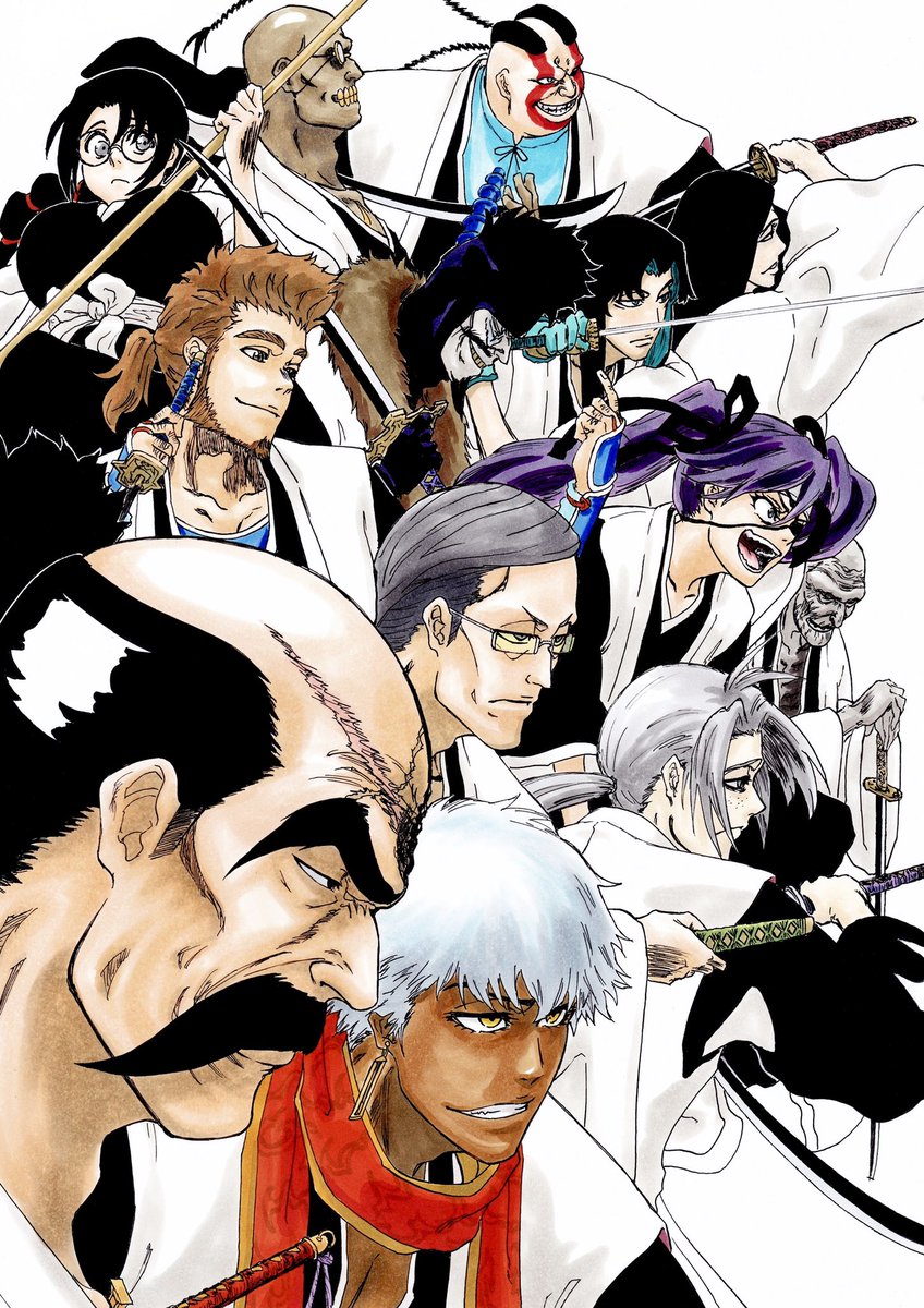 初代護廷十三隊」 ちょっと間に合わなかった。 #BLEACH #BLEAC