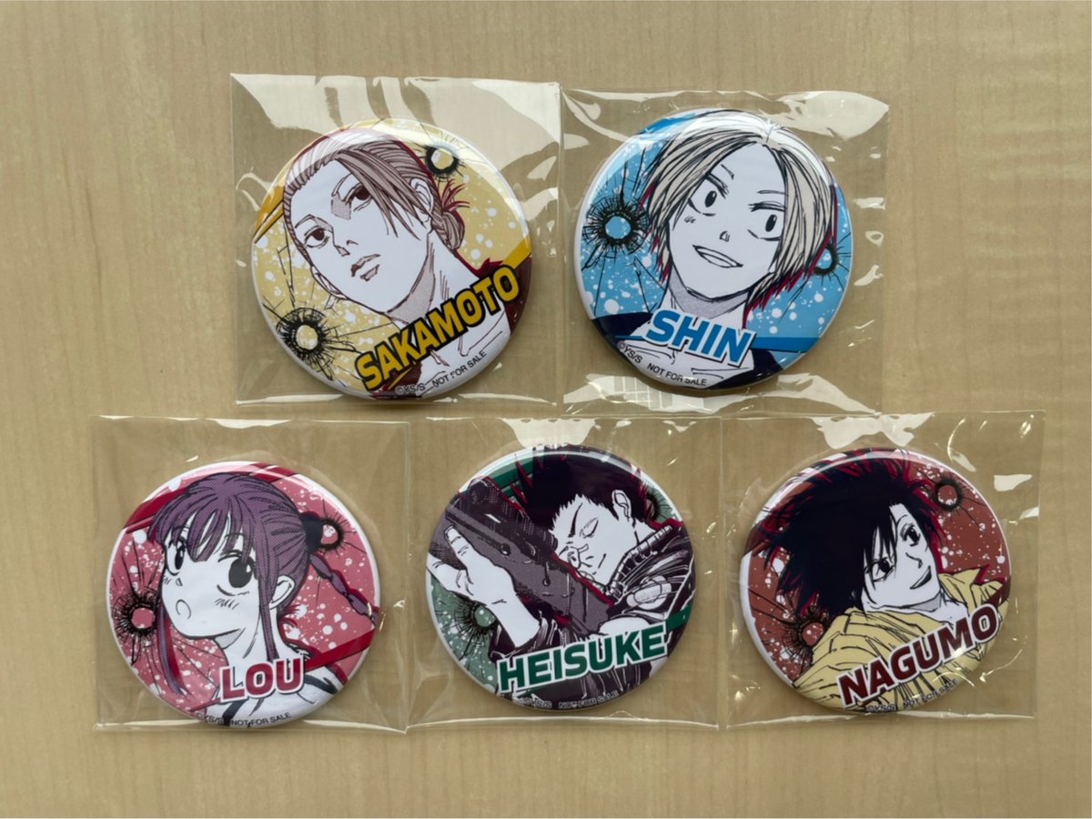 サカモトデイズ ゼブラック 12巻 抽プレ 缶バッジ 南雲