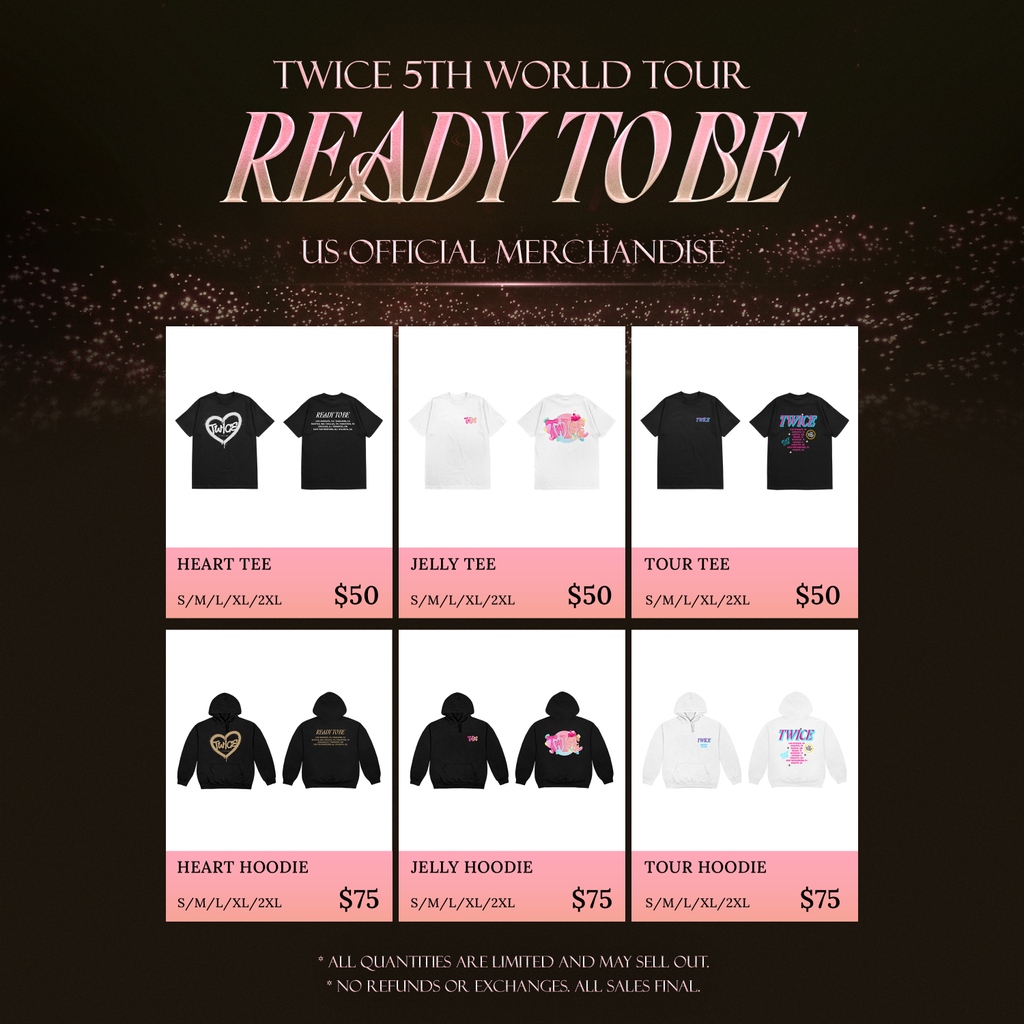 💝 ONCE! 💝 TWICE 5TH WORLD TOUR 'READY TO BE' NORTH AMERICA
