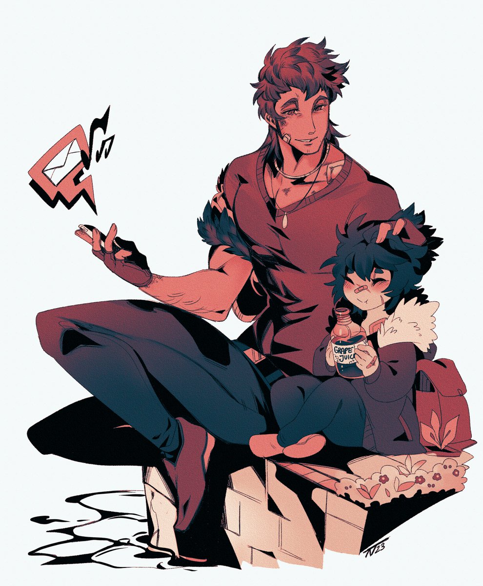 Taku takes Towa to his first day of school 🥹🫴❤️ and then they