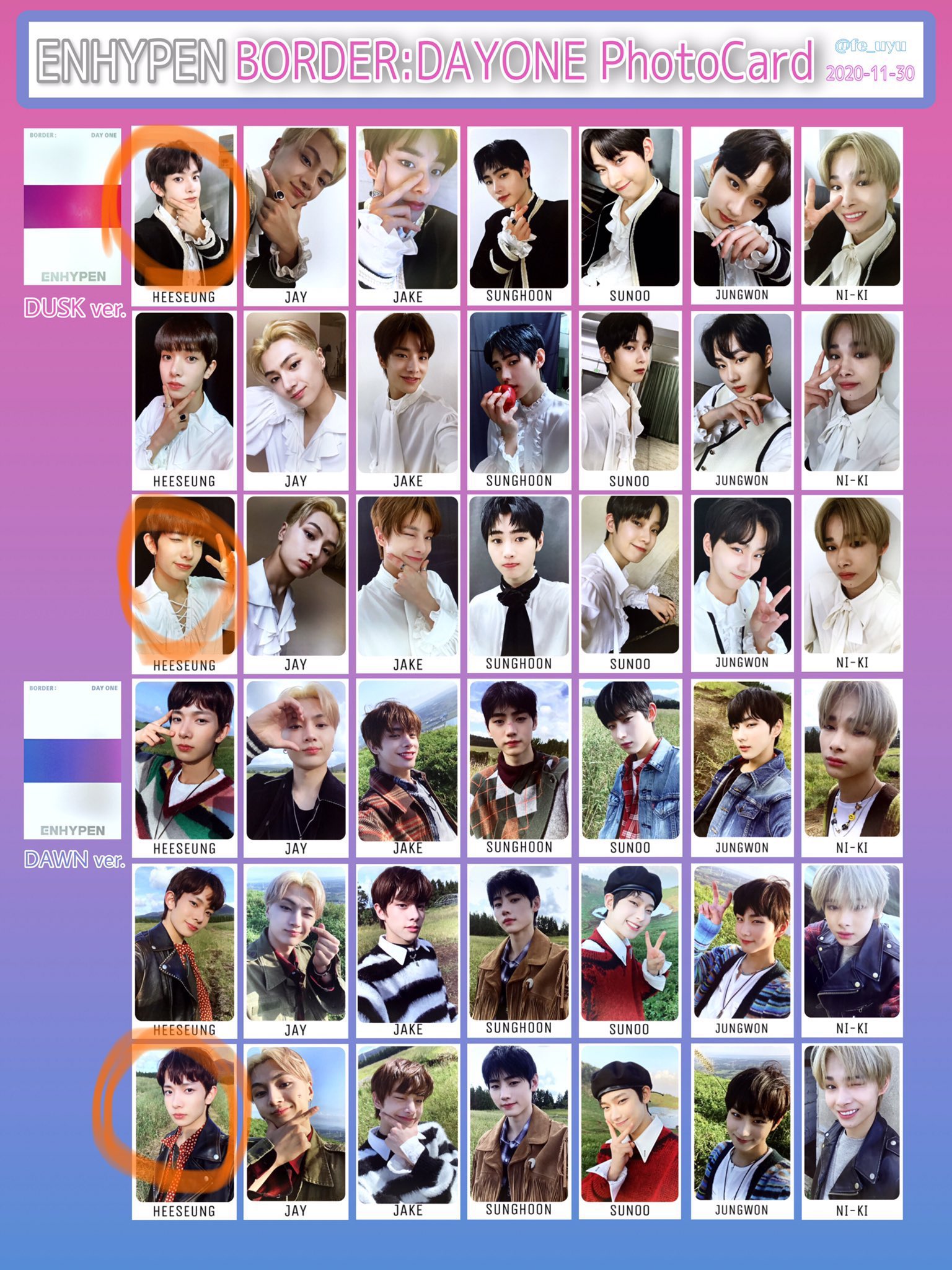 ENHYPEN 1st 2nd anniversary バインダー トレカ ENHYPEN 1st 2nd