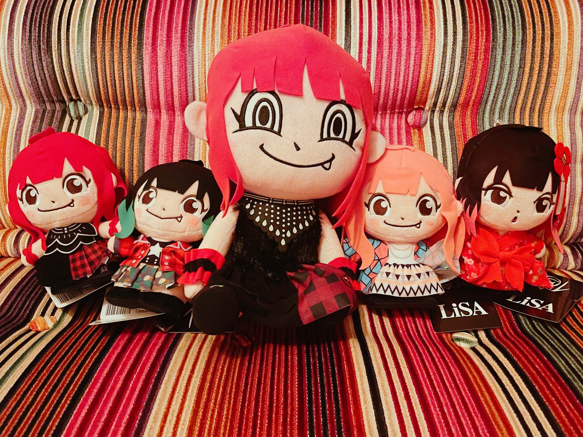 LiSA10th ラストの #セガプライズ 救出してくださいっ🏗 歴代デザイン