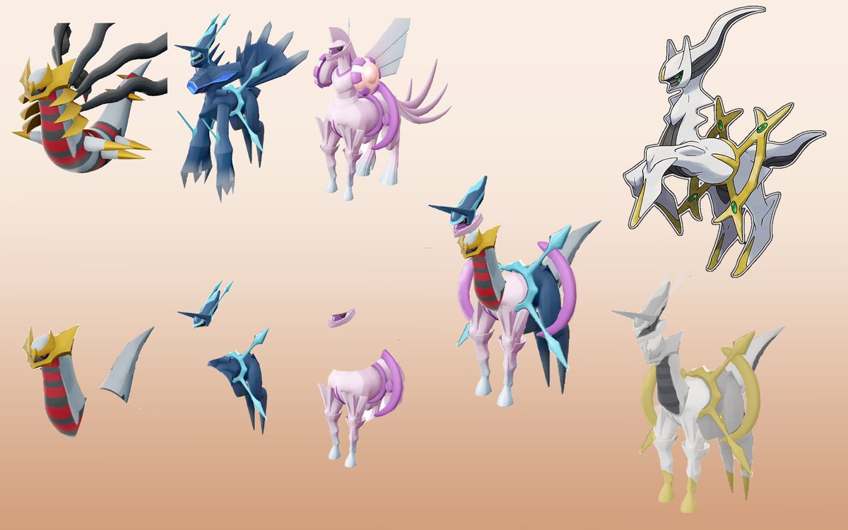 オリジンディアルガパルキアギラティナアルセウス UR 4神4連番PSA 10