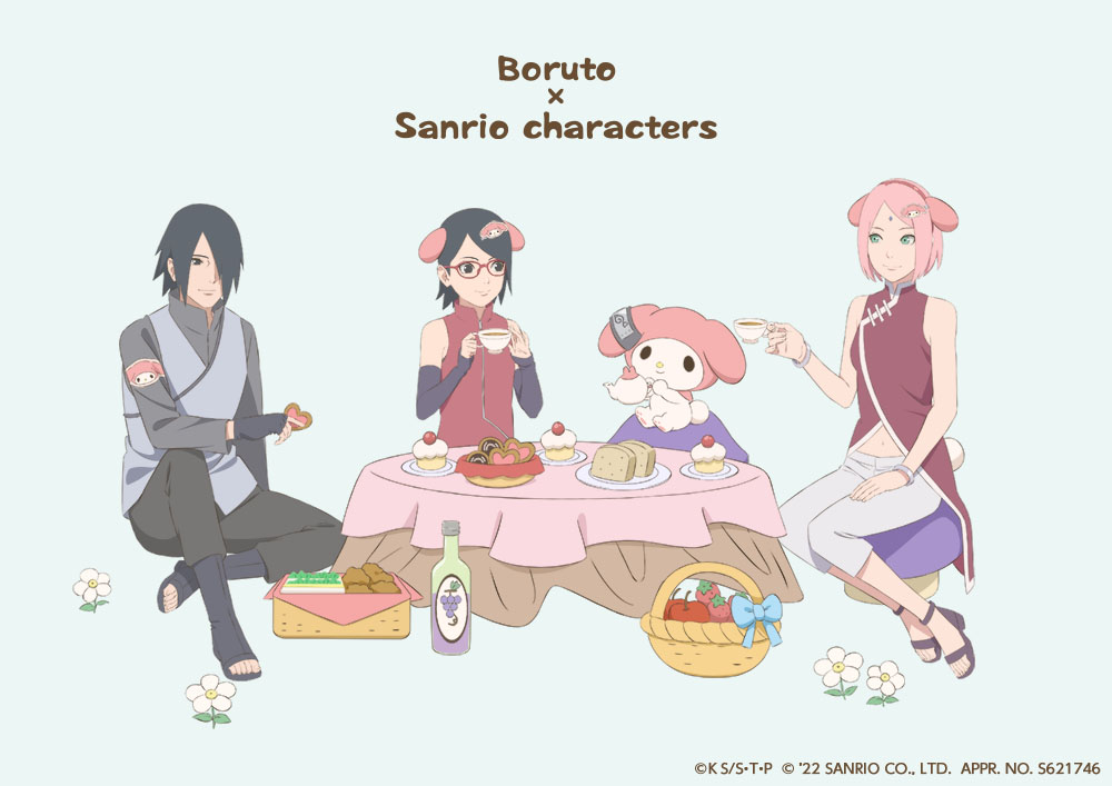 サンリオキャラクターズとのコラボ全イラスト解禁②／ NARUTO・BORUTO