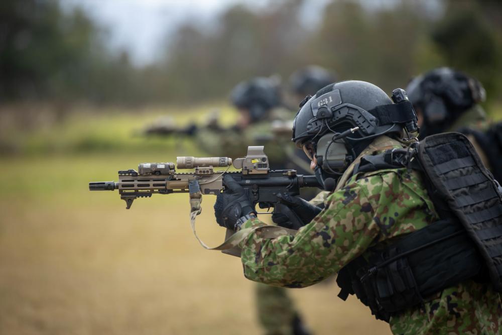 ハワイ州ワヒアワで行われたRIMPAC 2022に参加する海上自衛隊 特別