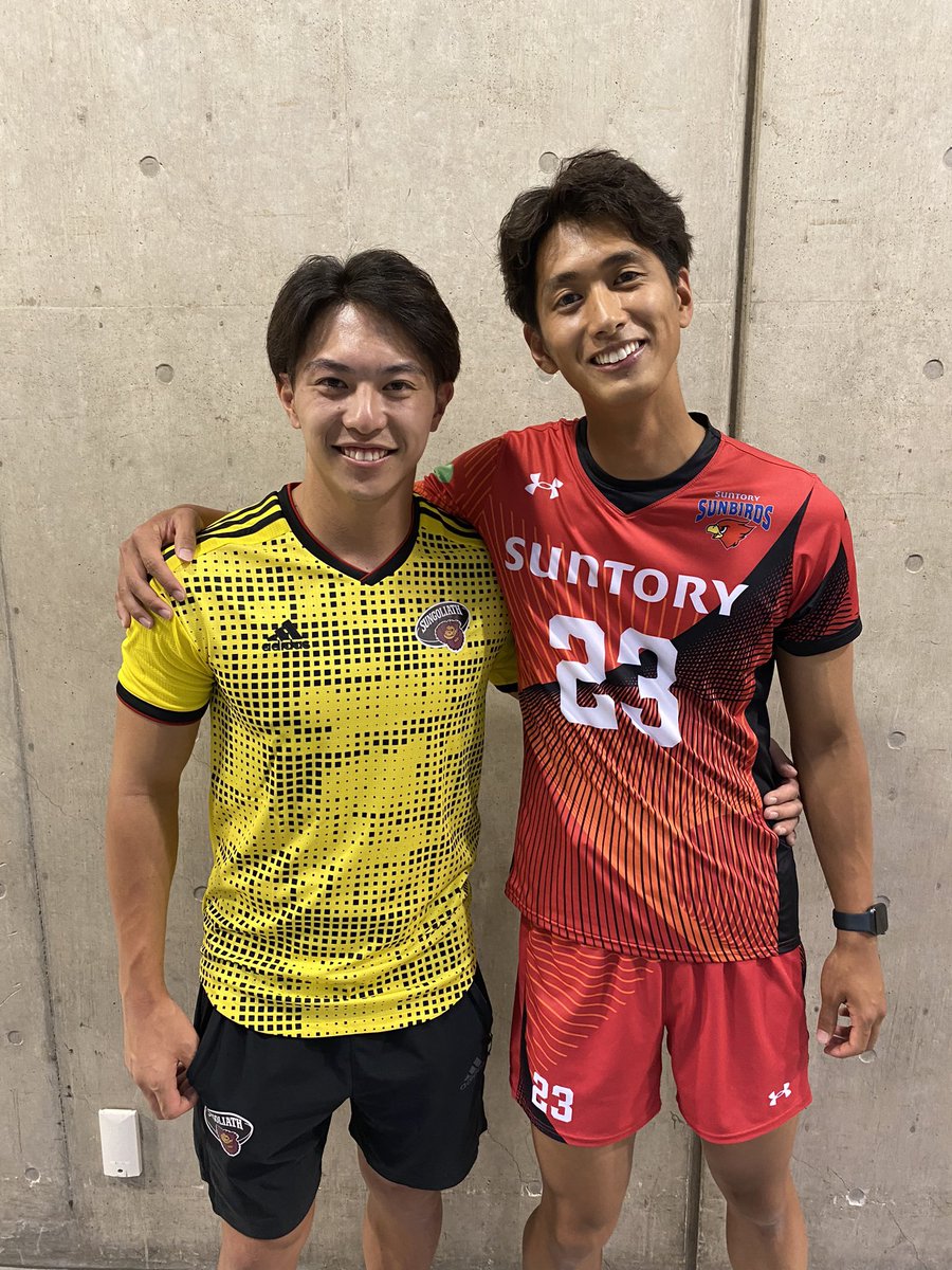 サンバーズ&サンゴリアスコラボ< 社内イベントでの1コマ！ サンバーズ