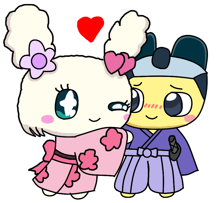 2 arts for me by done by @VT_Kagami63. #tamagotchi #tamagotchioc