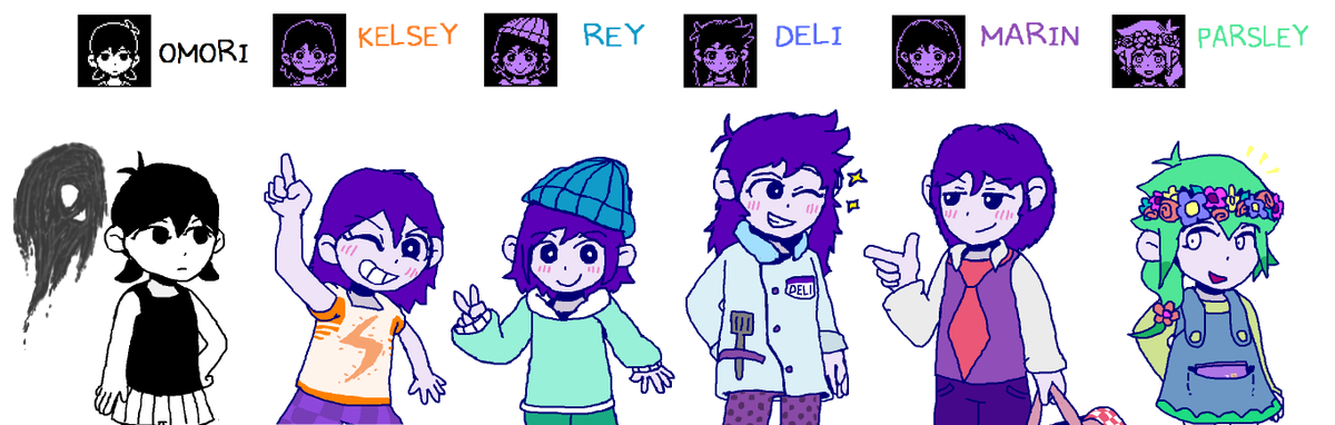 It is now finished! Parsley has been drawn! #OMORI #omoritwt