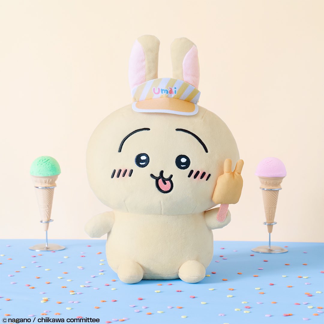A賞『ちいかわアイスクリームぬいぐるみ』 B賞『ハチワレアイス