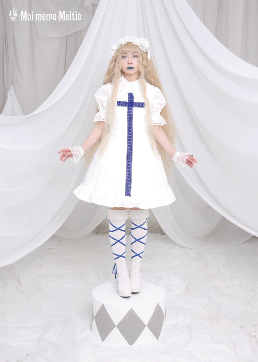 新商品】8/19 18時〜販売開始 ローズ・レース十字架ジャンパースカート