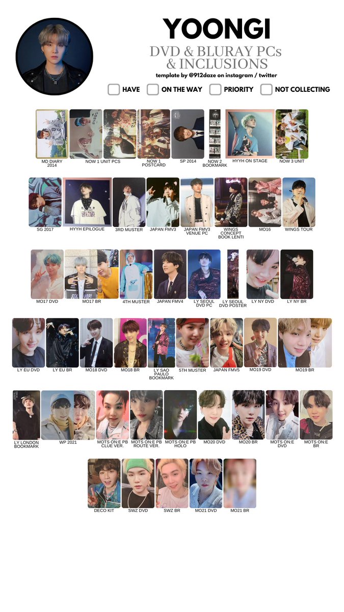 BTS DVD & Bluray PC Templates ✨ (Updated with Memories of 2021 DVD!)