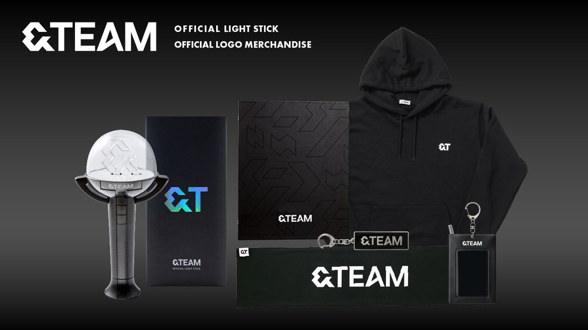 &TEAM OFFICIAL LOGO MERCHANDISE 予約販売決定！ &TEAM OFFICIAL LOGO