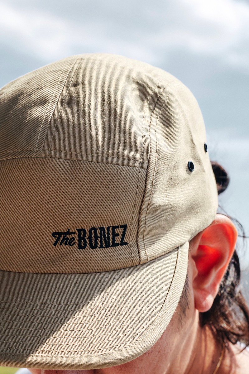 The BONEZ Jet Cap ¥4,000-(in tax) フロントにロゴ刺繍を施し、耐久性