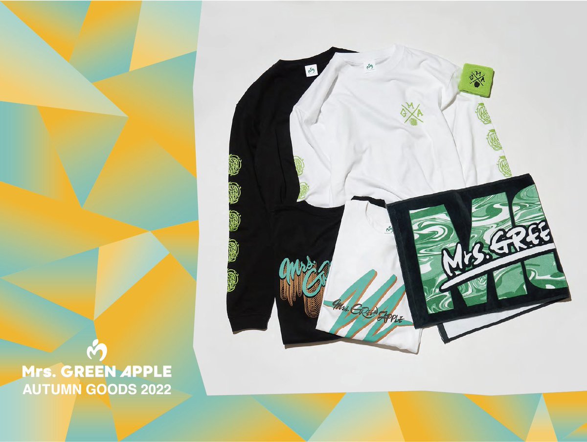 グッズ情報✨】 Mrs. GREEN APPLE AUTUMN GOODS 2022のオンライン販売