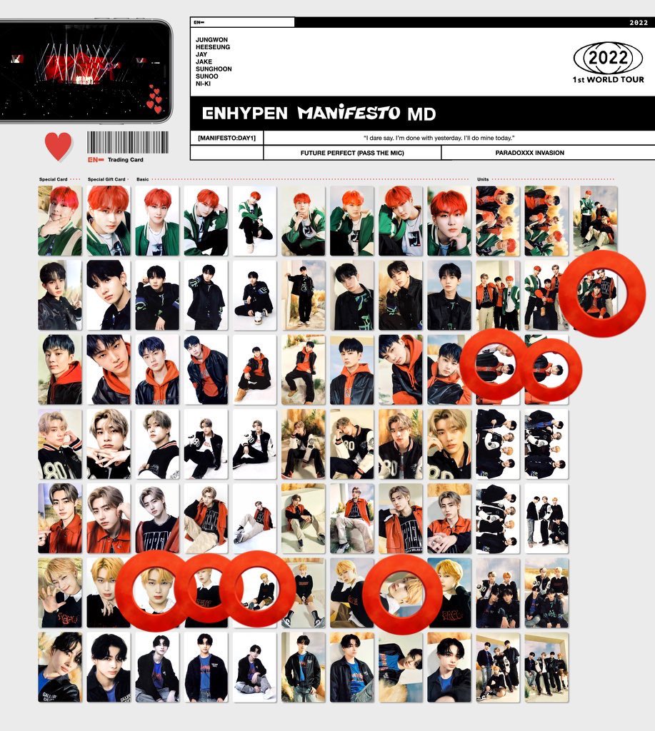 ENHYPEN バンコク FCトレカ ソンフン