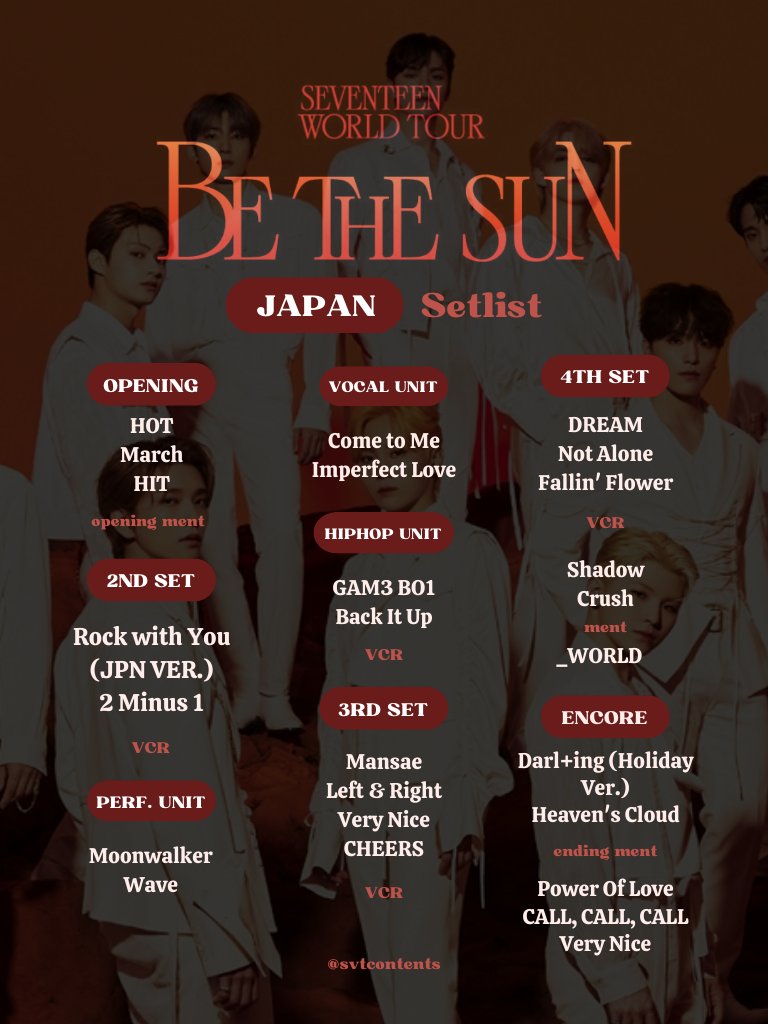 pledis_17 2022 SEVENTEEN WORLD TOUR [BE THE SUN] - TOKYO, JAPAN