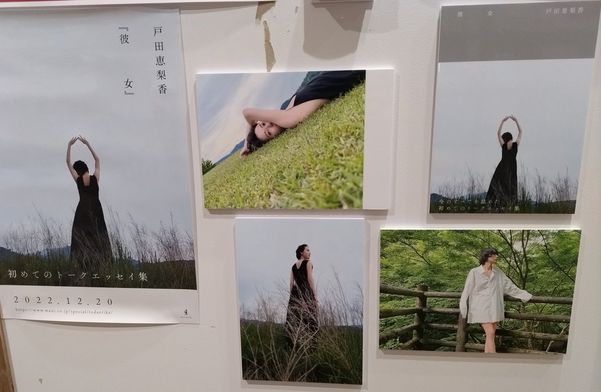戸田恵梨香 さんエッセイ 『#彼女』が入荷致しました♪ 発売記念パネル