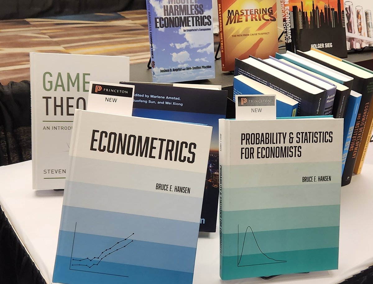 Great econometrics options from Princeton at ASSA!