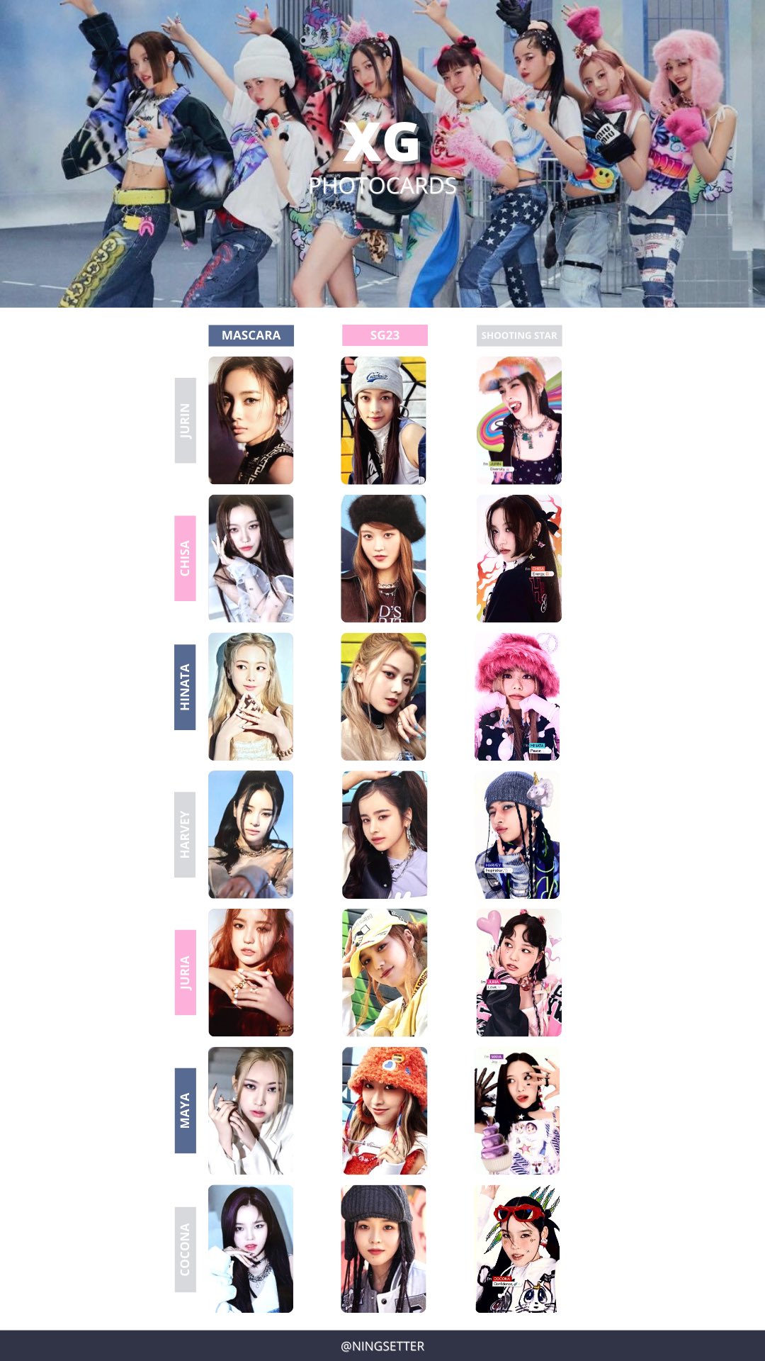 XG shooting star CD JURIA トレカ 【公式通販】