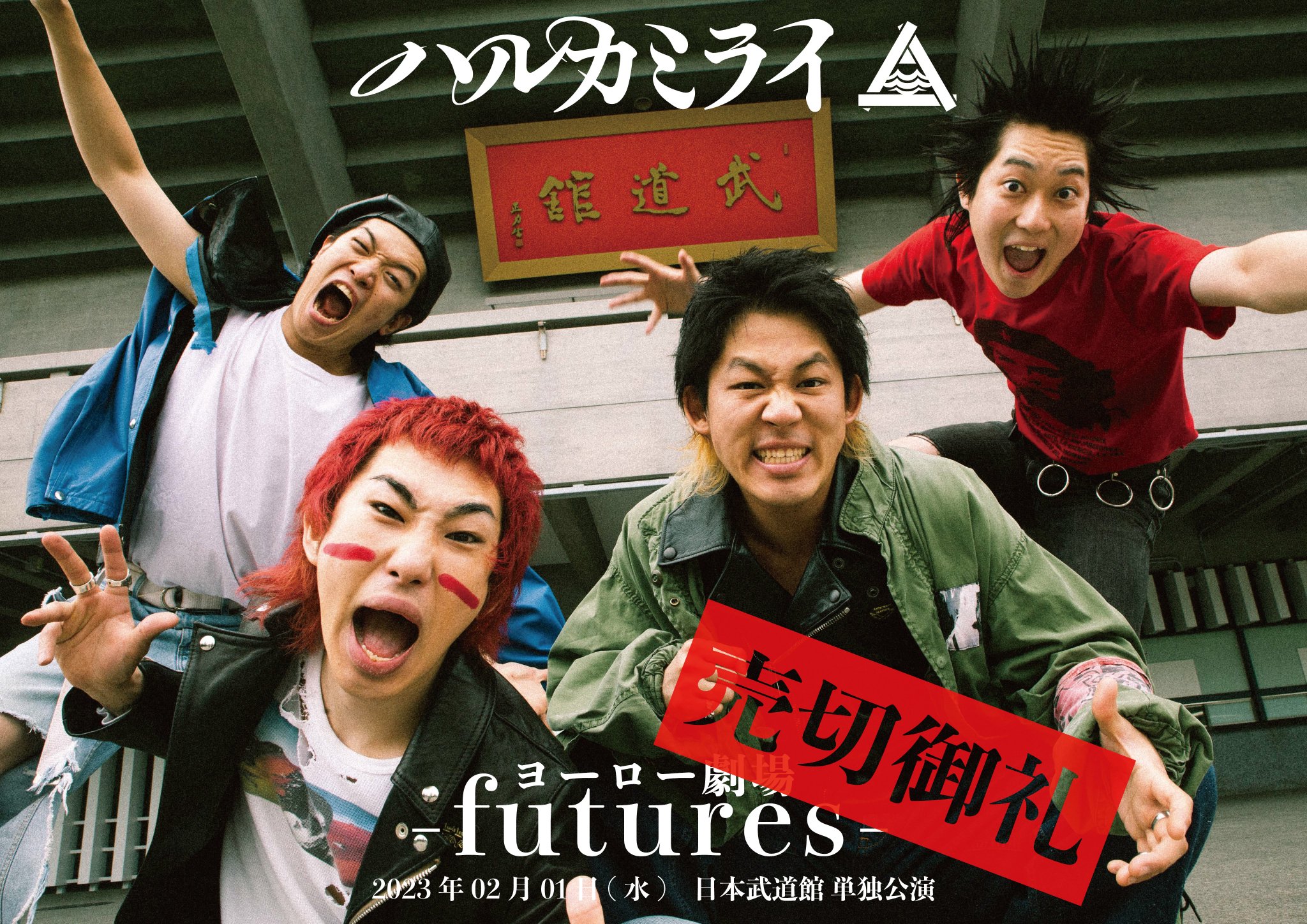 本日限定価格ハルカミライ DVD 日本武道館 「ヨーロー劇場-futures