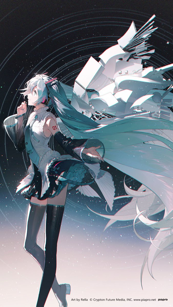 初音ミクHappy 16th Birthday -Dear Creators-」の衣装デザインとキー