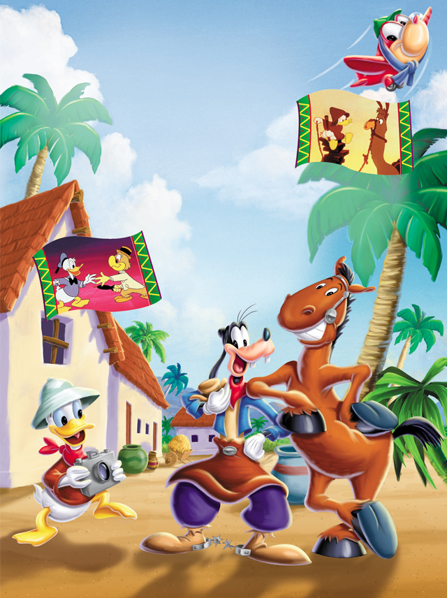 ミッキーが「ジャックと豆の木」のジャックを熱演する「ファンアンド