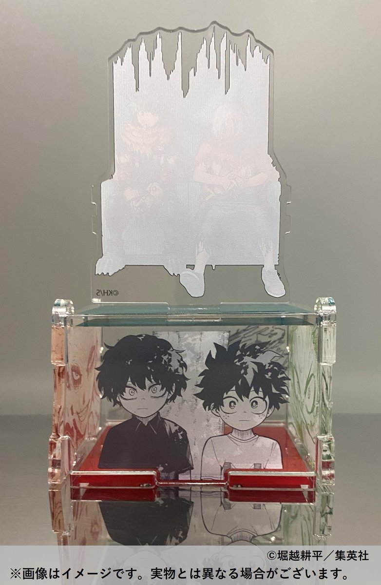 ヒロアカ原画展 大阪 新グッズ紹介】 □アクリルONボックスフィギュア