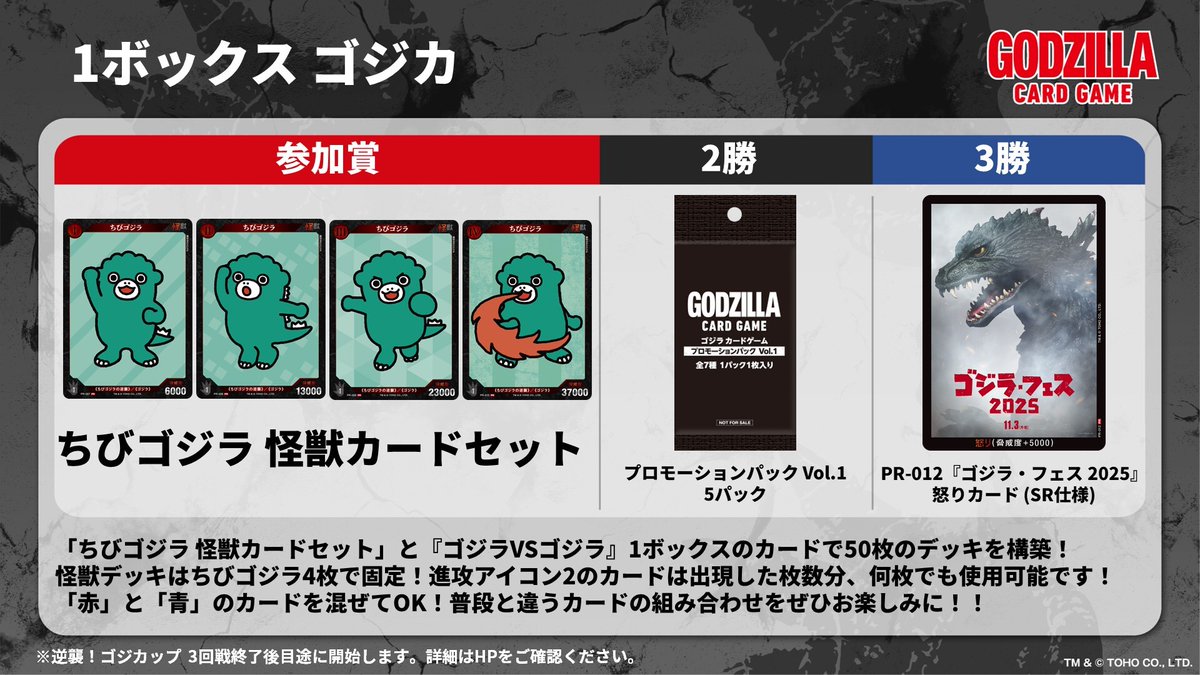 ゴジラ カードゲーム｜GODZILLA ゴジラ カードゲーム 第1弾【初版】2